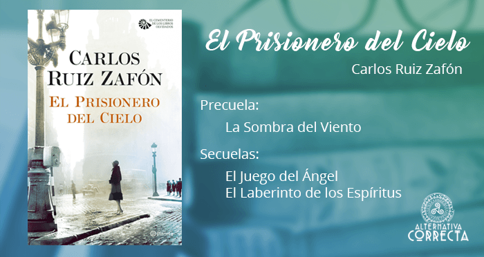 En este momento estás viendo Reseña: El Prisionero del Cielo de Carlos Ruiz Zafón